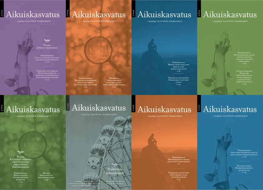 Aikuiskasvatus-lehden kansia.