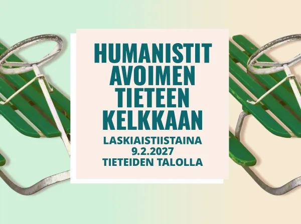 Humanistit avoimen tieteen kelkkaan -tapahtumakuva.