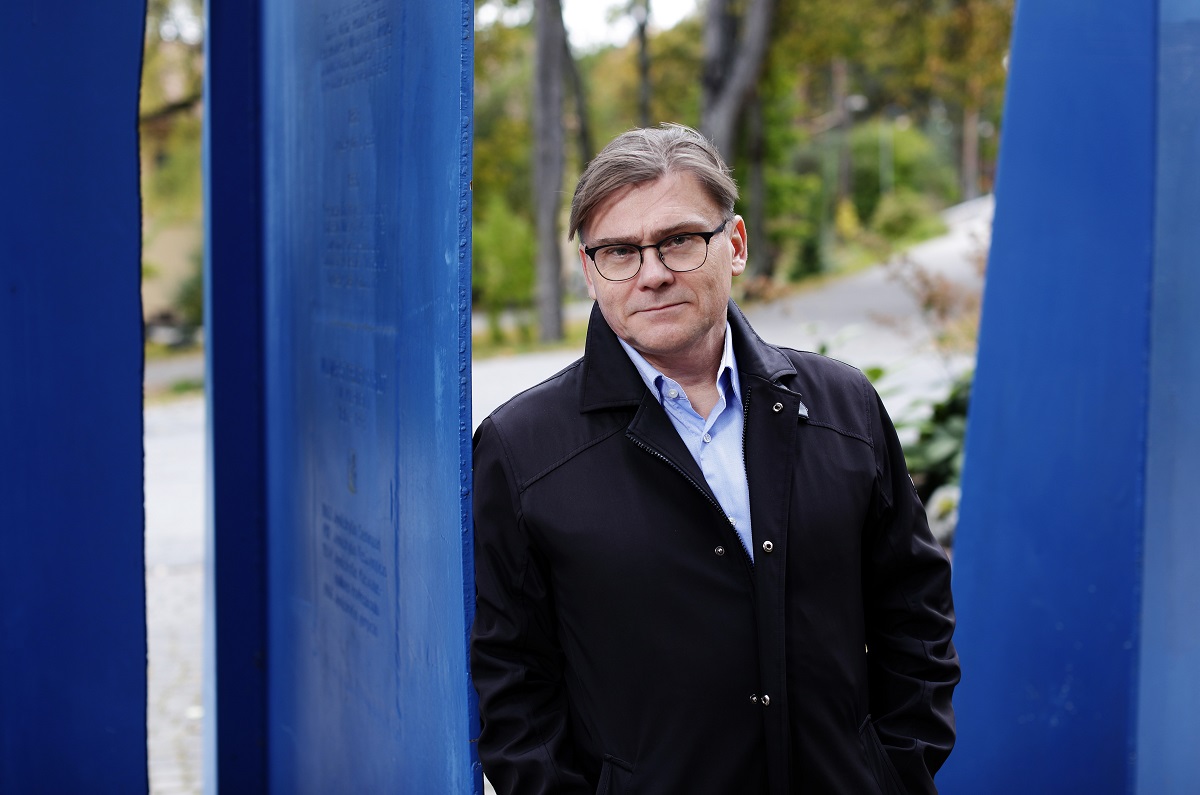 Kuvassa TSV:n hallituksen puheenjohtaja professori Petri Karonen. Kuvaaja Petteri Kivimäki. 